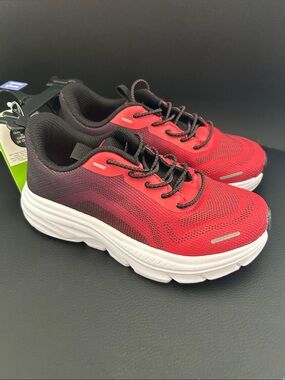NWT 🆕 Athletic Works Kids Red Sneakers - Comfortable Everyday Shoes size 11